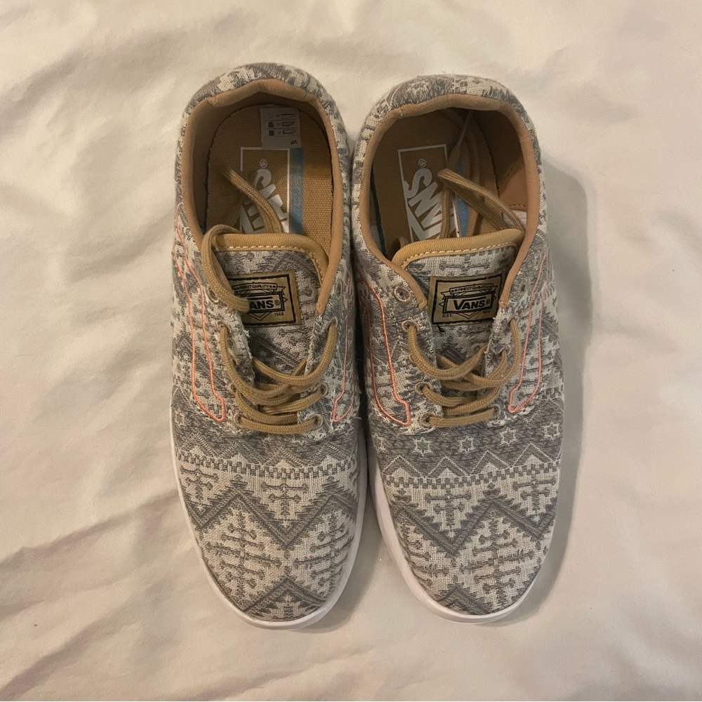 Vans Grey Patterned Sneakers - image 6